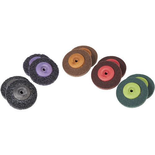 3M Scotch-Brite Bevel Purple for power tools, equivalent to #120, BEBERU PUR, 5 pieces