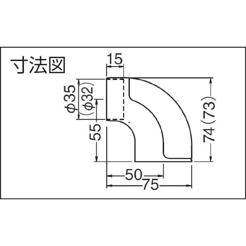 ＳＨＩＲＯＫＵＭＡ　手すり用接続金具　ユニバーサルブラケットエンド　３５φ　ＡＧ　BR-177-35-AG　1 個