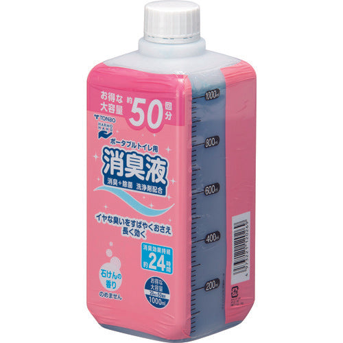 ＴＯＮＢＯ　ポータブルトイレ用消臭液１０００ｍｌ　ブルー　12026　1 個