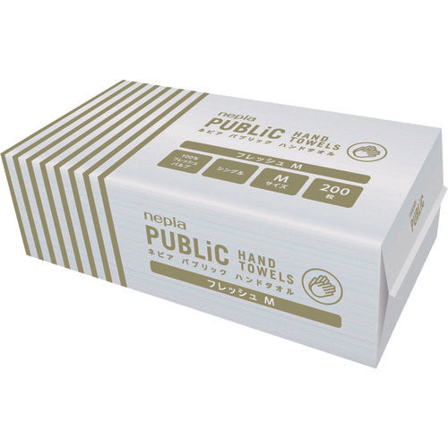 네피아 종이 타월 공용 핸드 타월 신선한 M 200 매 79717 1 CS