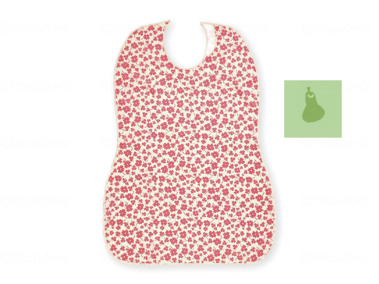 フットマーク長持ちする大きなお食事エプロン ﾗｲﾑ