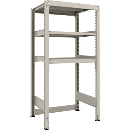 TRUSCO Steel Rack M3 Medium Duty Shelf, Open Bottom Type, H1800 x W900 x D721, 3 Shelves, Single Unit, M3-SB6373 1 S