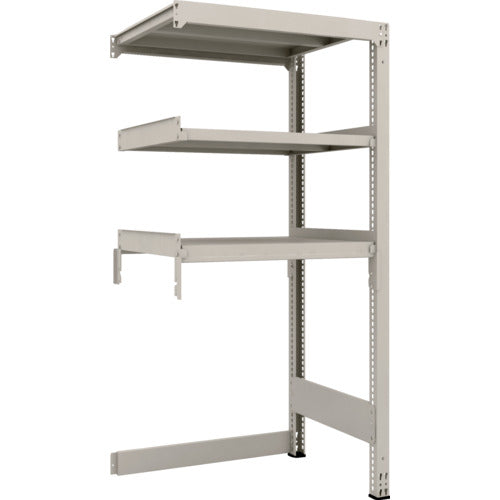 TRUSCO Steel Rack M3 Medium Duty Shelf, Open Bottom Type, H1800 x W900 x D721, 3 Tiers, Connected, M3-SB6373B 1 S
