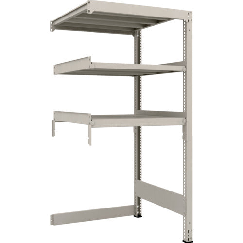 ＴＲＵＳＣＯ　スチールラック　Ｍ３型中量棚　下段開放型　Ｈ１８００ＸＷ９００ＸＤ９２１　３段　連結　M3-SB6393B　1 Ｓ