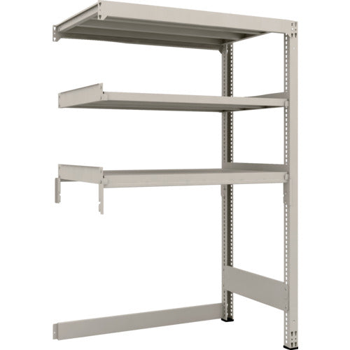 ＴＲＵＳＣＯ　スチールラック　Ｍ３型中量棚　下段開放型　Ｈ１８００ＸＷ１２００ＸＤ７２１　３段　連結　M3-SB6473B　1 Ｓ