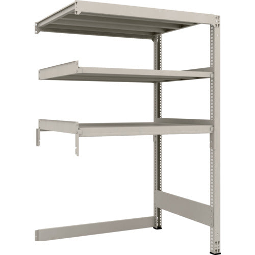 TRUSCO Steel Rack M3 Medium Duty Shelf, Open Bottom Type, H1800 x W1200 x D921, 3 Tiers, Connected, M3-SB6493B 1 S