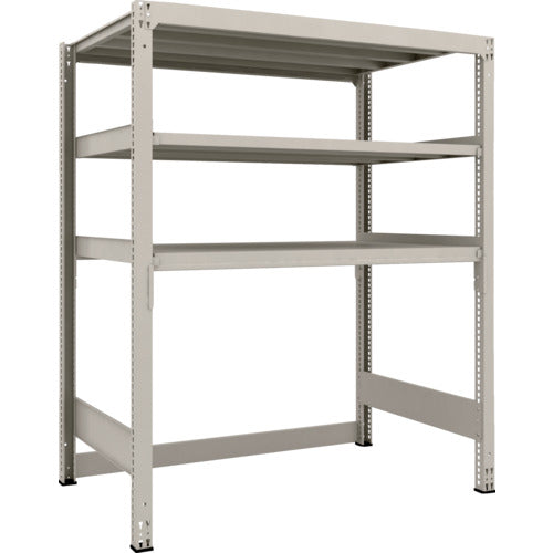 TRUSCO Steel Rack M3 Medium Duty Shelf, Open Bottom Type, H1800 x W1500 x D921, 3 Shelves, Single Unit, M3-SB6593 1 S