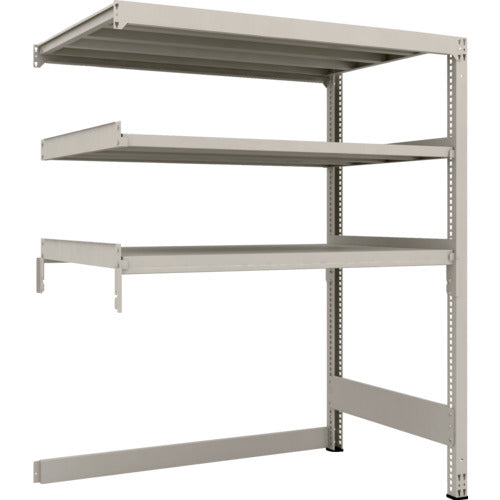 TRUSCO Steel Rack M3 Medium Duty Shelf, Open Bottom Type, H1800 x W1800 x D721, 3 Tiers, Connected, M3-SB6673B 1 S