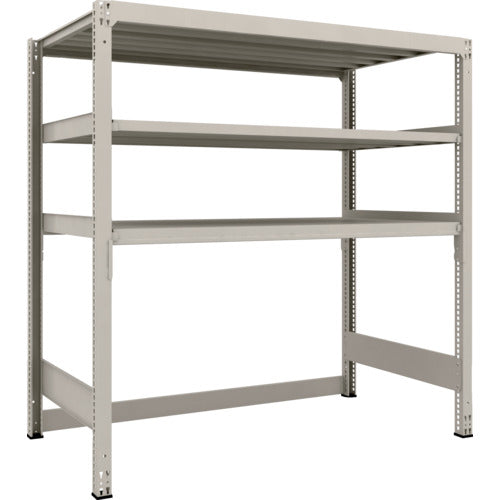ＴＲＵＳＣＯ　スチールラック　Ｍ３型中量棚　下段開放型　Ｈ１８００ＸＷ１８００ＸＤ９２１　３段　単体　M3-SB6693　1 Ｓ