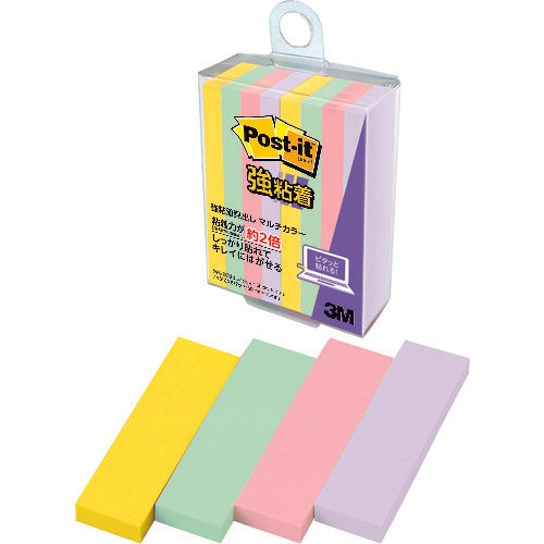 3M Post-it Strong Adhesive Header 50 x 15 mm Multicolor 5 700SS-MC-5 1 PK