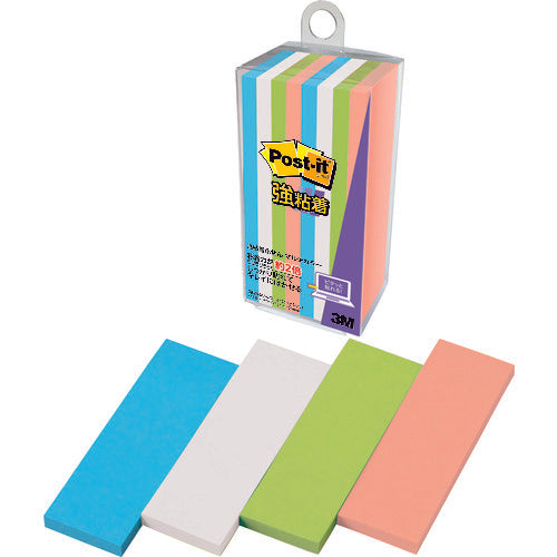3M Post-it Strong Sticky Notes Multi-Color 4 500SS-MC-4 1 PK