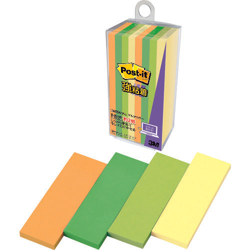 3M Post-it Strong Adhesive Notes Multi-Color 6 500SS-MC-6 1 PK