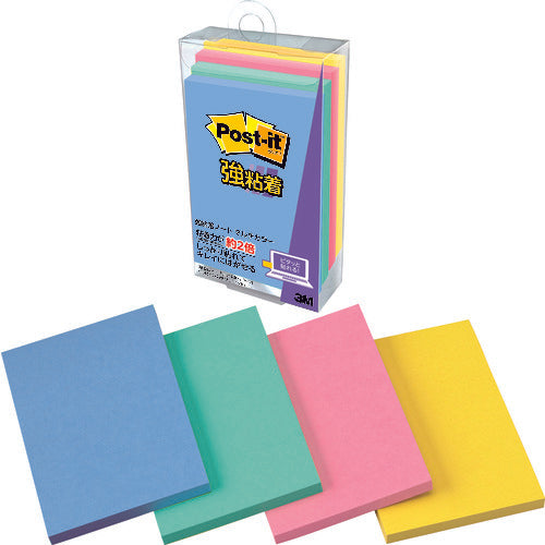 ３Ｍ　ポスト・イット　強粘着ノートマルチカラー３　656SS-MC-3　1 PK