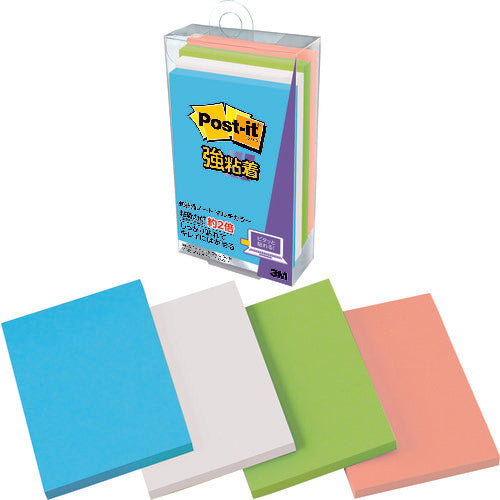 ３Ｍ　ポスト・イット　強粘着ノートマルチカラー４　656SS-MC-4　1 PK