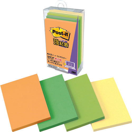 ３Ｍ　ポスト・イット　強粘着ノートマルチカラー６　656SS-MC-6　1 PK