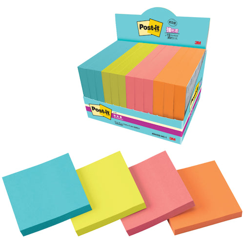 3M Post-it Super Sticky Notes Multicolor 1 Extra Pack 6541SS-MC-1 1 Box