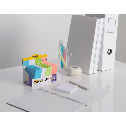 3M Post-it Super Sticky Notes Multi-Color 4 Pack 6541SS-MC-4 1 Box