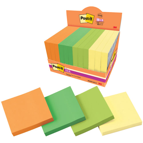 3M Post-it Super Sticky Notes Multi-Color 6 Pack 6541SS-MC-6 1 Box