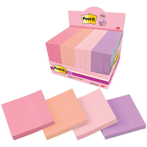 3M Post-it Super Sticky Notes Multicolor 7 Pack 6541SS-MC-7 1 Box