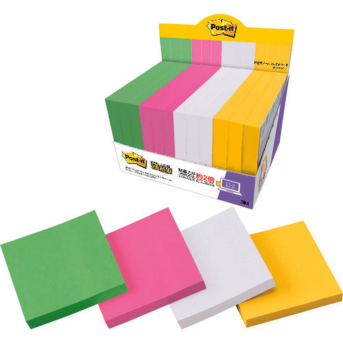 3M Post-it Super Sticky Notes Multicolor 8 Pack 6541SS-MC-8 1 Box