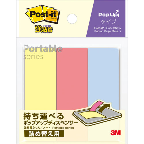 3M Post-it Strong Adhesive Portable Series Pop-up Type Refill SSPOP-PTRIO 1 PK