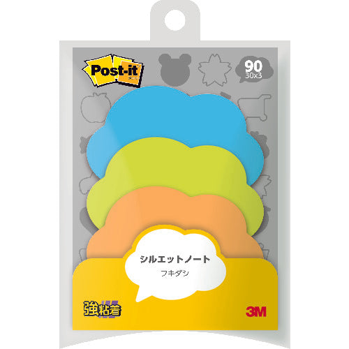 ３Ｍ　ポスト・イット　シルエットノート強粘着タイプフキダシ　SSS-FKR　1 PK