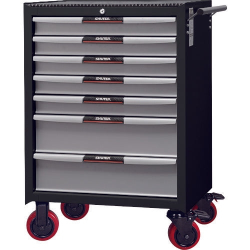 SHUTER Heavy Duty Cabinet Cart TC2-L25 Black TC2-L25-BK 1 Unit