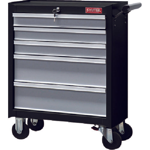 SHUTER Heavy Duty Cabinet Cart TC-S23 Black TC-S23-BK 1 unit