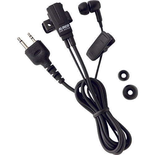 Alinco In-Ear Earphone Microphone (2-Pin Type) EME652CA 1 piece