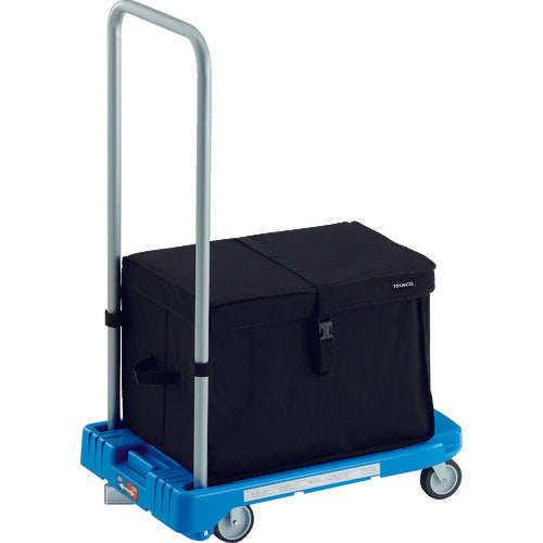 TRUSCO Plastic Cart Acro Carry 600X390 Blue with Stopper and TH Brake AC-1-BS-THB 1 Unit