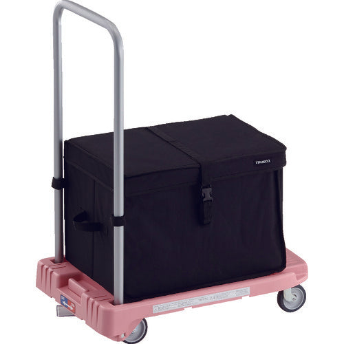 TRUSCO Plastic Cart Komawarikun Noise-reducing G Wheels 600X390 Pink Plastic Stopper Included TH Brake Included MP-6039N2-P-JS-THB 1 Unit