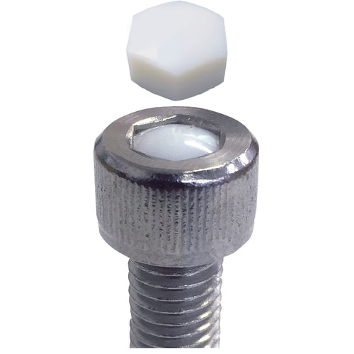 ＴＲＵＳＣＯ　六角穴塞ぎパーツ　リセスインナー　対辺５　Ｍ６ＪＩＳＢ１１７６六角穴付ボルト用　１２個入　RES-P-H5-12　1 PK