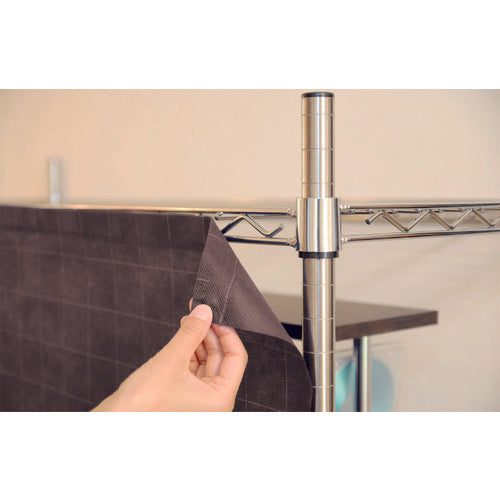 ＴＲＵＳＣＯ　マグネット式目隠しカーテン　９００Ｘ１８００ｍｍ　ブラウン　BC9018A-BR　1 枚