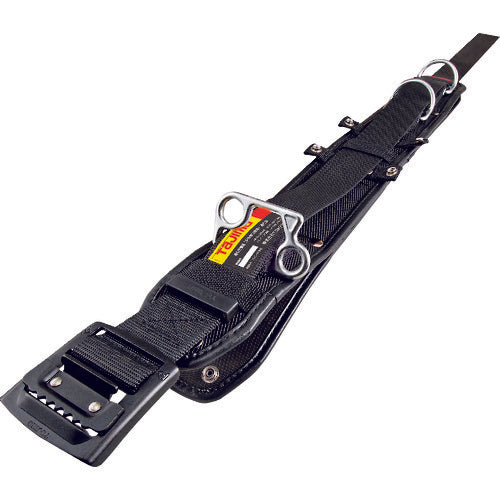 Tajima Work Positioning Waist Belt Flat Aluminum One Finger Buckle Black M Size WFXD2-ABM 1 Piece