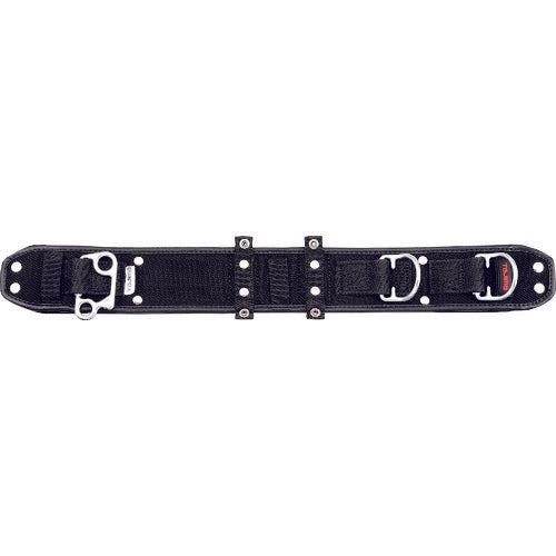 Tajima Work Positioning Waist Belt Flat Aluminum One Finger Buckle Black M Size WFXD2-ABM 1 Piece