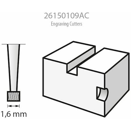 Dremel Carbide Bur Engraving Cutter Blade Diameter 1.6mm 109N1 1 pc