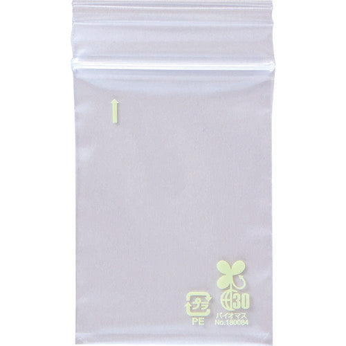 セイニチ　「ユニパック」バイオＥチャック規格品（チャック付ポリエチレン袋）　ＥＡ−４　７０×５０×０．０４　EA-4-100　1 袋