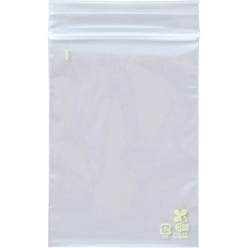 セイニチ　「ユニパック」バイオＥチャック規格品（チャック付ポリエチレン袋）　ＥＤ−４　１２０×８５×０．０４　ED-4-100　1 袋