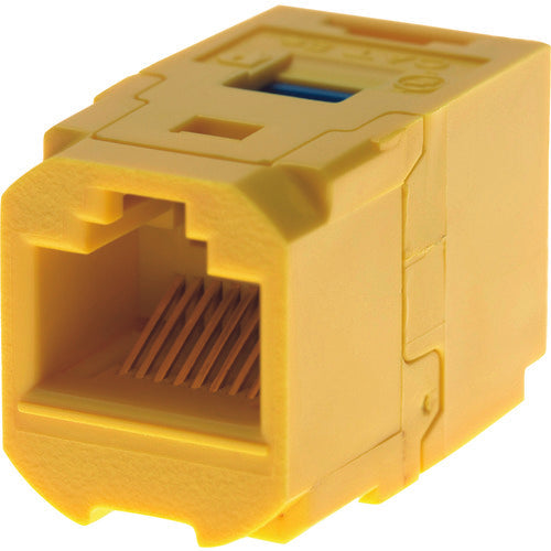 PANDUIT Category 6 JJ Adapter (RJ45 Relay Jack) Yellow CC688YL 1 pc