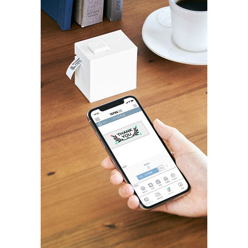 KING JIM Label Printer - "Tepra" Lite White LR30-W 1 unit