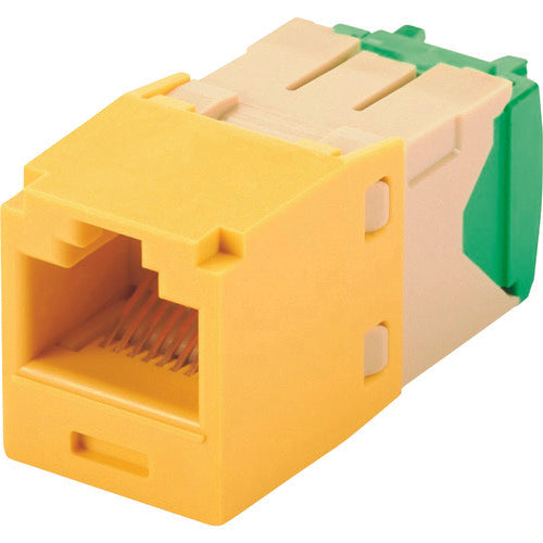 PANDUIT Category 6 Modular Jack (thin type) TG type 28/30 AWG Yellow CJT688TGYL 1 piece