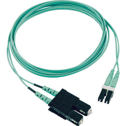 PANDUIT Optical Fiber Patch Cord OM3 (Low Loss Type) One End SC Duplex One End LC Duplex LSZH 3m FX2ELLNSNSNM003 1 Piece
