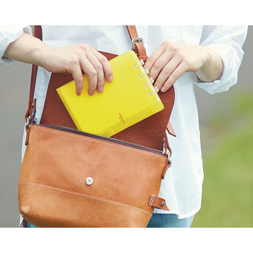 KING JIM Bi-fold Ring Notebook Compact Notebook A4 Orange 9956TY-OR 1 Book