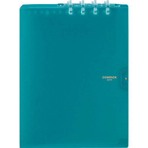 KING JIM Bi-fold Ring Notebook Compact Notebook A4 Light Blue 9956TY-LB 1 Book