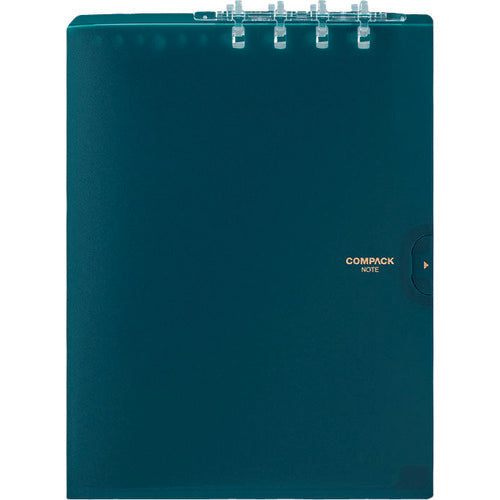 KING JIM Bi-fold Ring Notebook Compact Notebook A4 Navy 9956TY-NV 1 Book