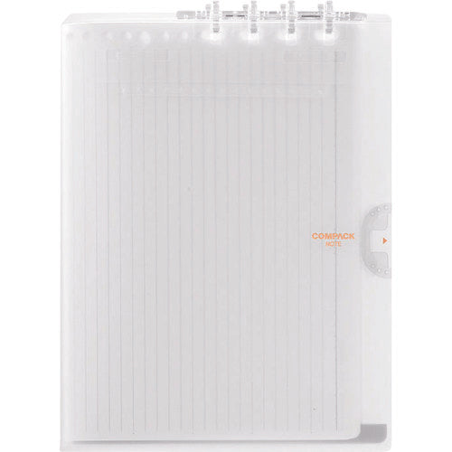 KING JIM Bi-fold Ring Notebook Compact Notebook A4 Transparent 9956TY-T 1 Book