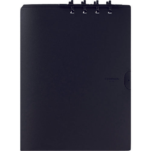 KING JIM Compact Notebook A4 Black 9956H-BK 1 pc