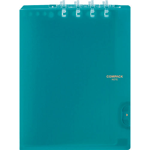 KING JIM Bi-fold Ring Notebook Compact Note B5 Light Blue 9955TY-LB 1 Book