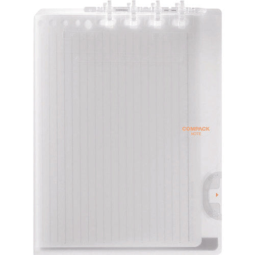 KING JIM Bi-fold Ring Notebook Compact Notebook B5 Transparent 9955TY-T 1 Book