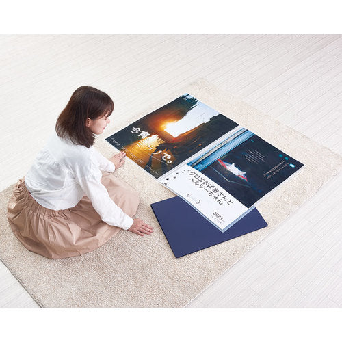 ＫＩＮＧ　ＪＩＭ　ポスタ−ファイル　Ｂ２タテ型　ネイビー１０ポケット　3184-NV　1 冊